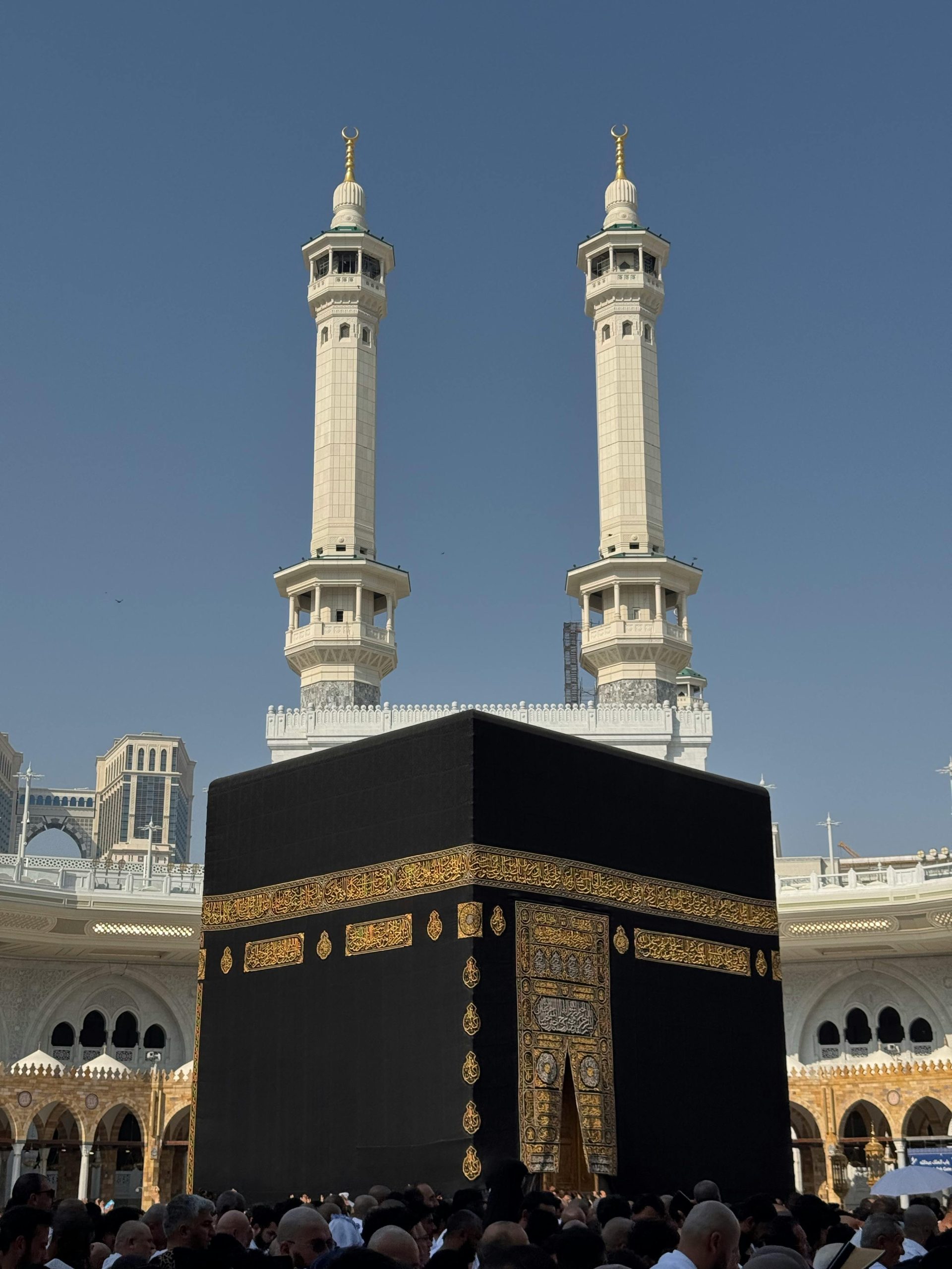The Kaaba at Masjid al-Haram in Mecca